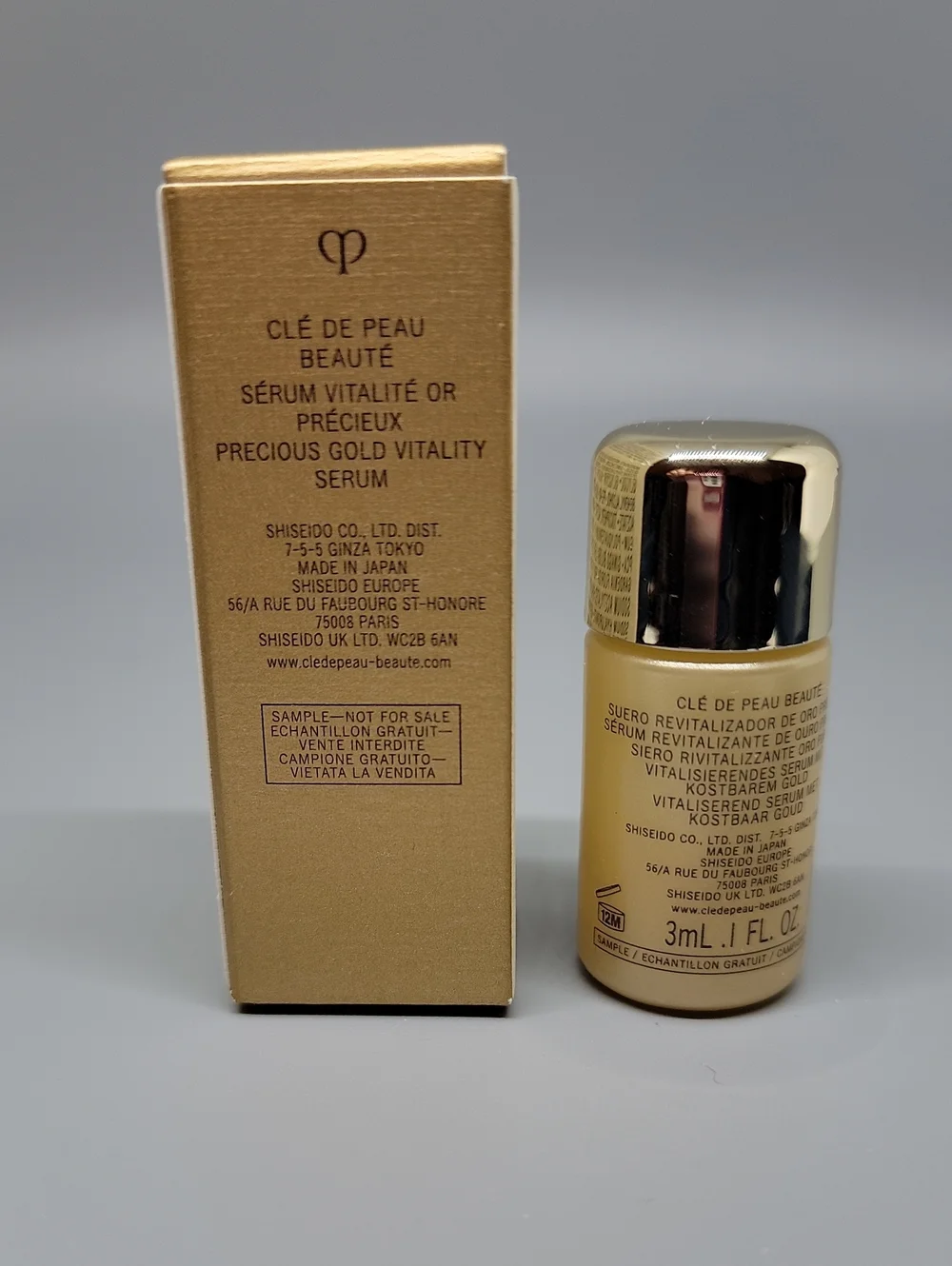 Cle De Peau 4 pc. Luxury Skincare Travel Size Samples -- Serum & Creams